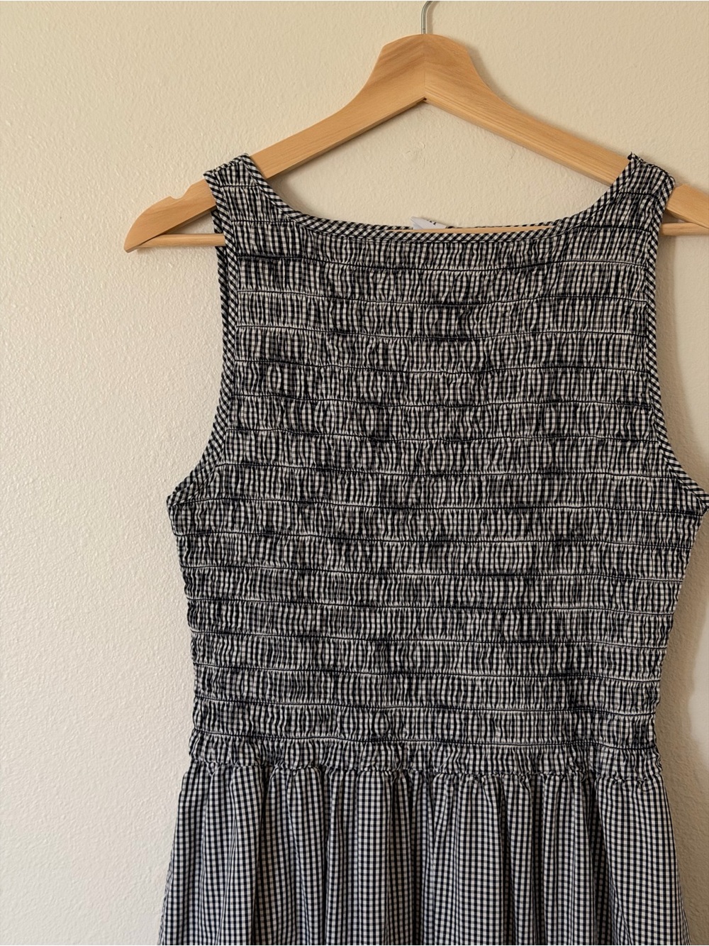 GAP Black & White Gingham Maxi Dress - Picture 2 of 3